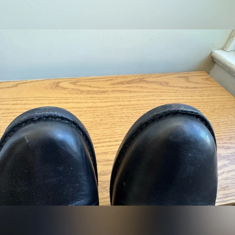 FRYE Black Leather Buckle Boots - Picture 6 of 7